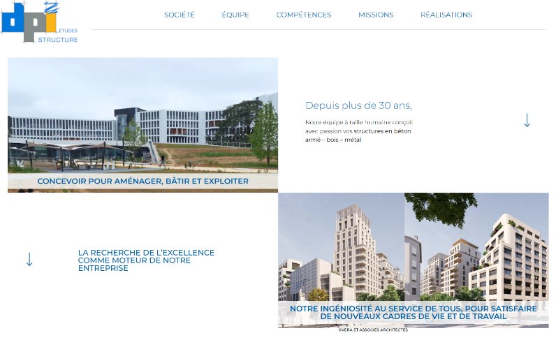 Réalisation DPI Structure
